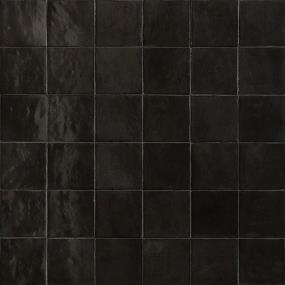 Tile Carbone Glossy Black Tile