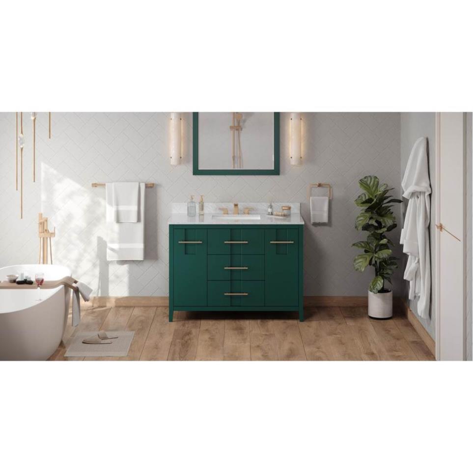 Base with Sink Top Green Green Vanities