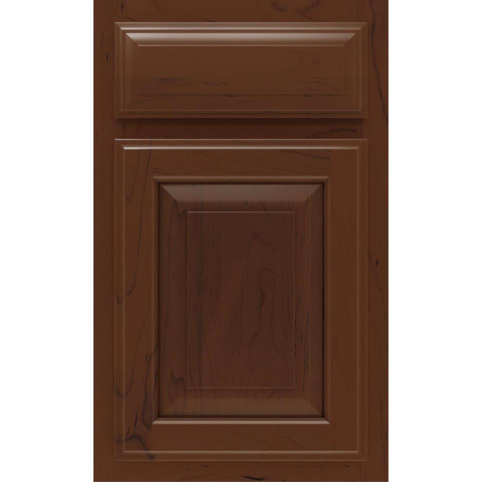 Square Chocolate Dark Finish Square Cabinets