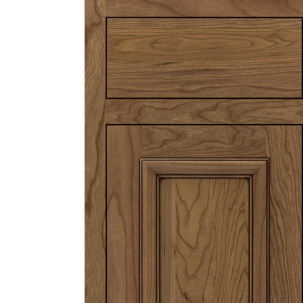 Inset Rye Amaretto Creme Medium Finish Inset Cabinets