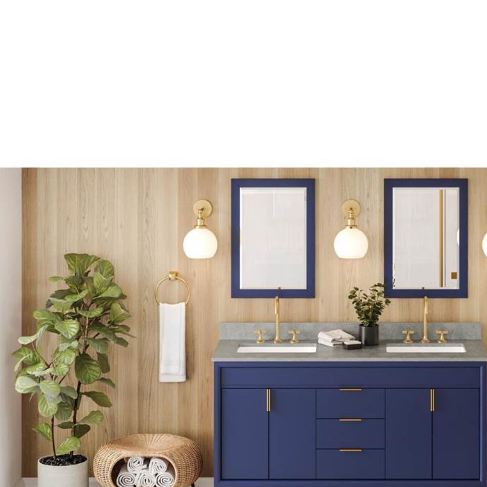 Base with Sink Top Hale Blue Blue / Purple Vanities