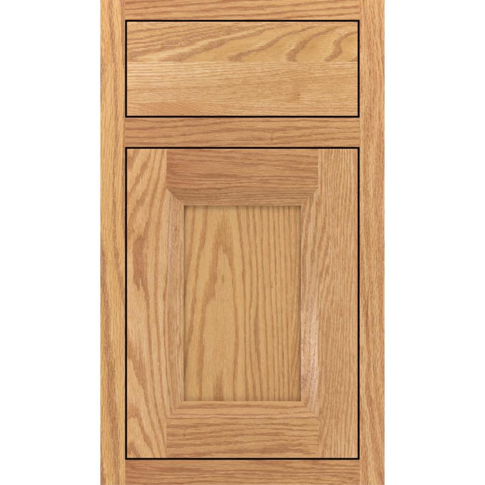 Square Natural Light Finish Square Cabinets