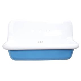 Bath White/Blue  Bathroom Sinks