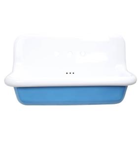 Bath White/Blue  Bathroom Sinks