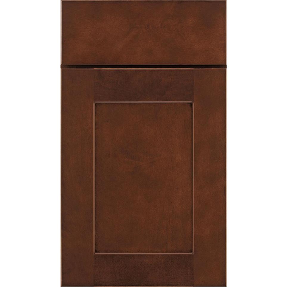 Square Cafe Dark Finish Square Cabinets