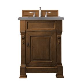 Base with Sink Top Country Oak Medium Finish Vanities