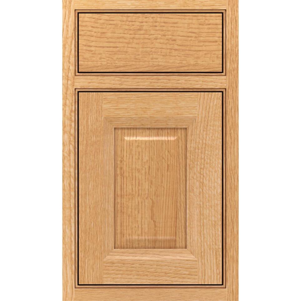 Square Natural Light Finish Square Cabinets