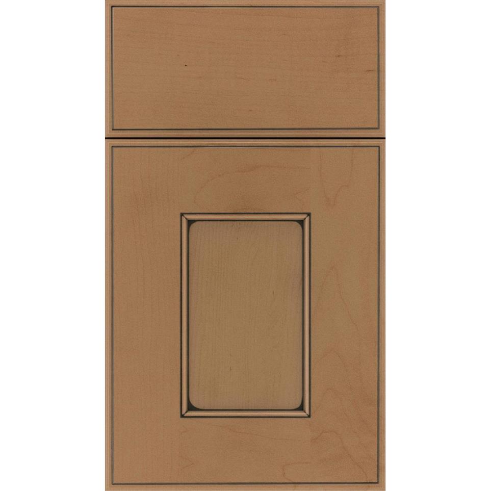 Square Tuscan Black Glaze Glaze - Stain Square Cabinets