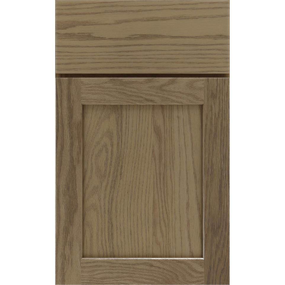 Square Buckskin Medium Finish Square Cabinets