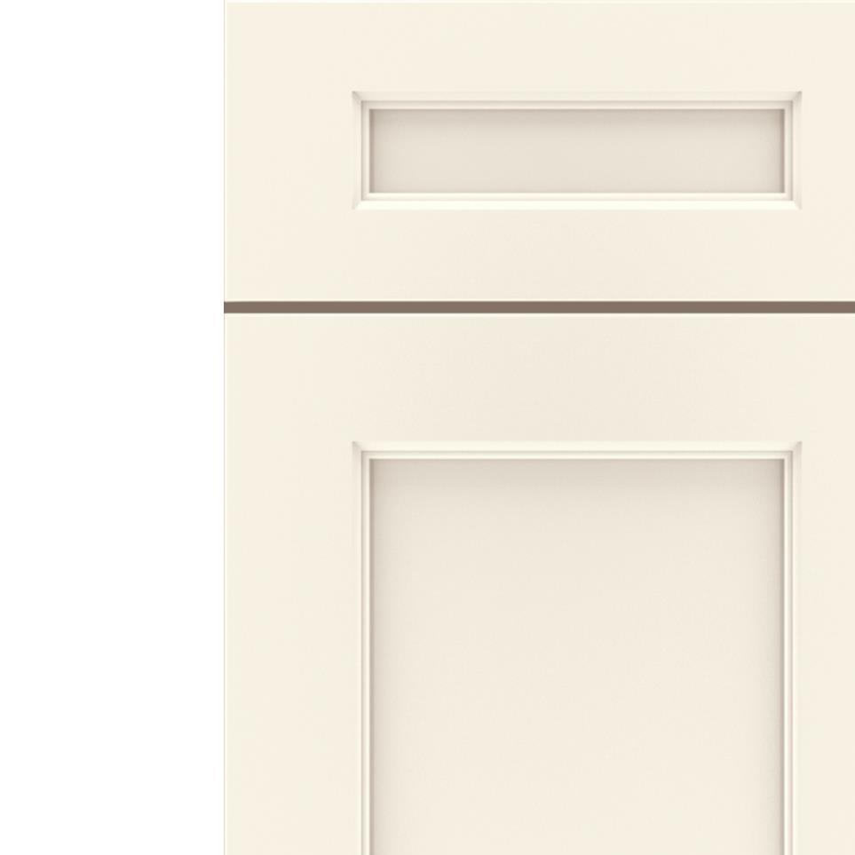 5 Piece Coconut Paint - White 5 Piece Cabinets