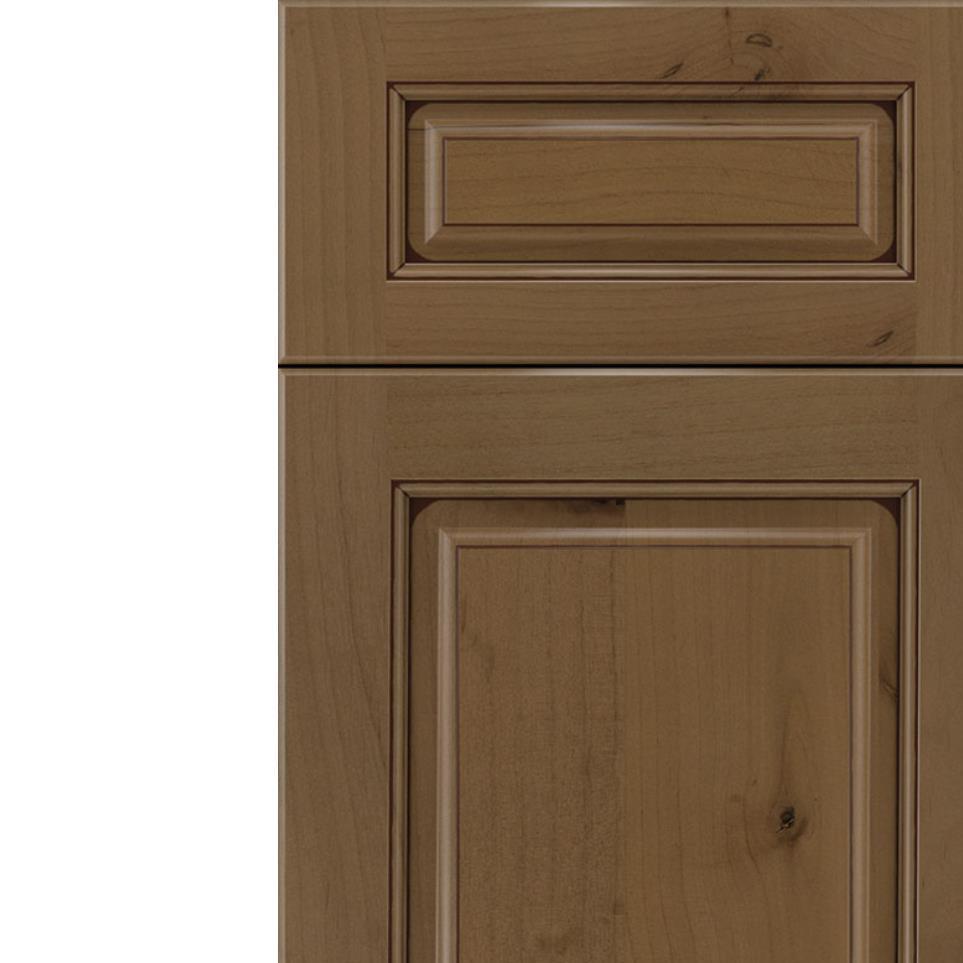 Square Tuscan Mocha Glaze Glaze - Stain Square Cabinets