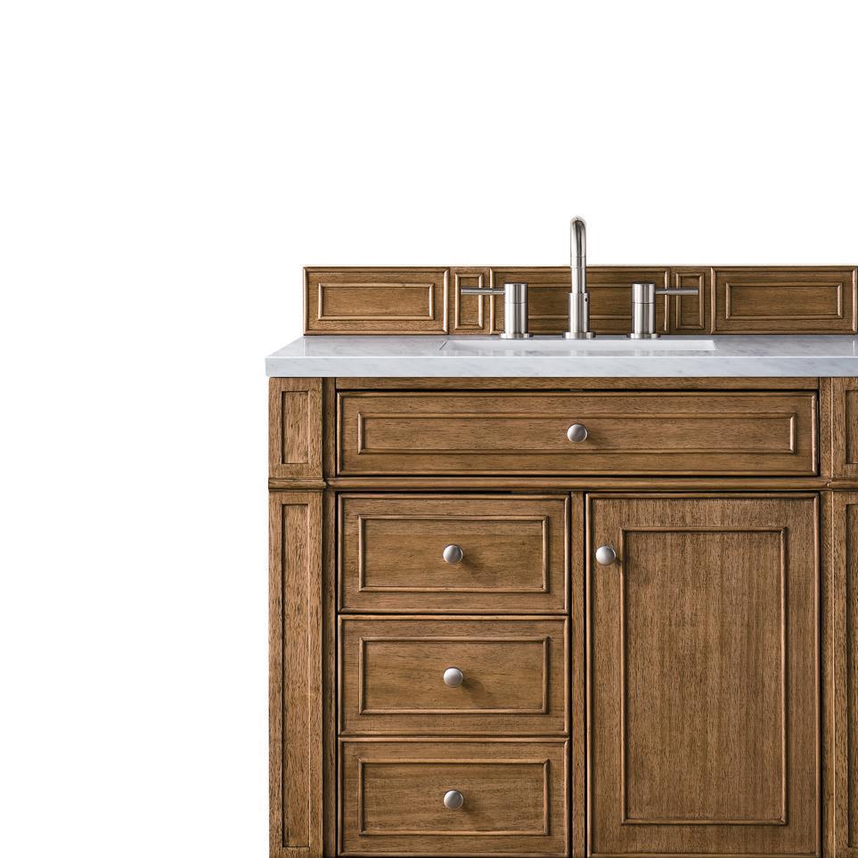 Base with Sink Top Saddle Brown Medium Finish Vanities