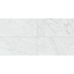 Tile Diamond Carrara Polished White Tile