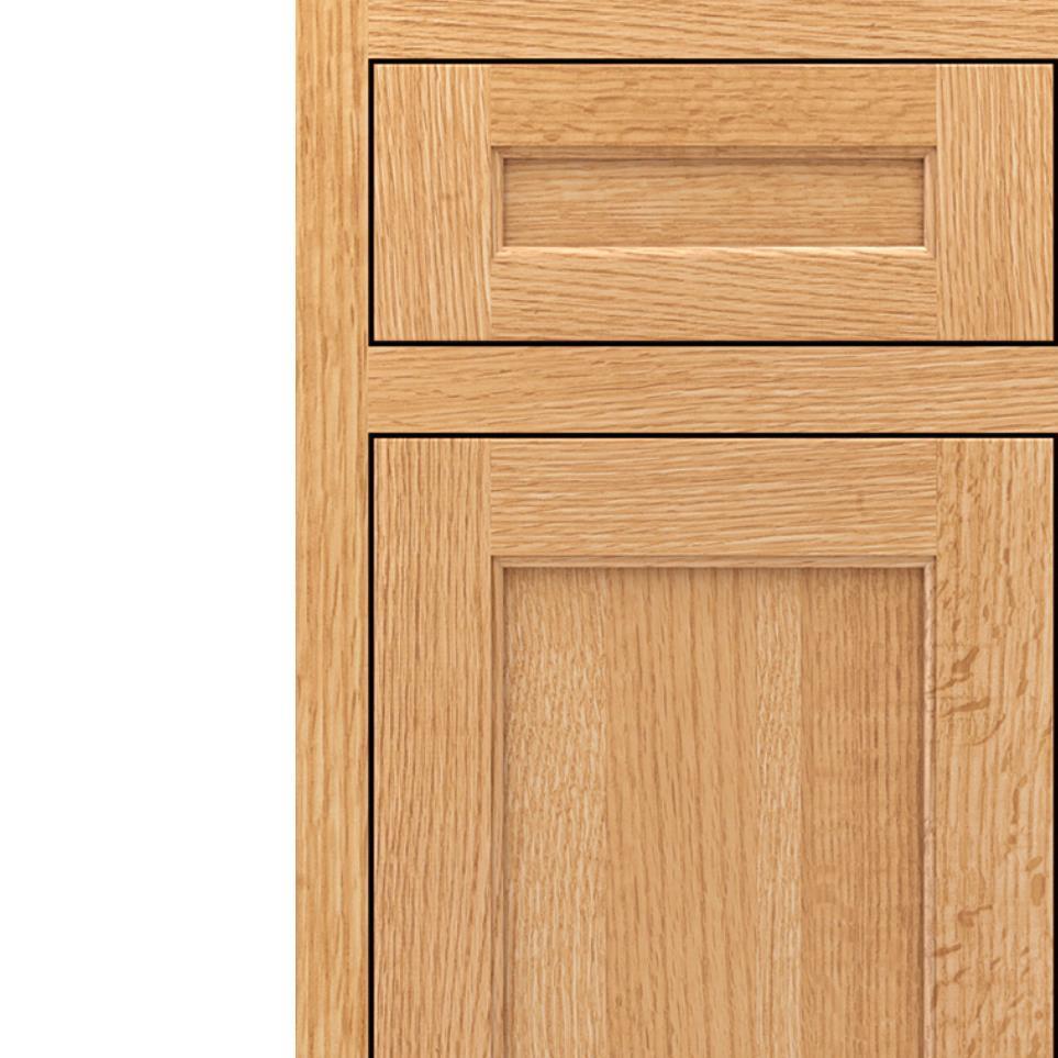 Inset Natural Light Finish Inset Cabinets