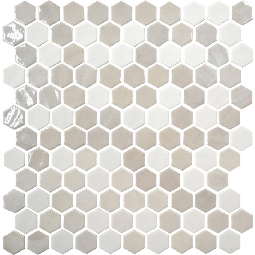 Mosaic Alabaster Mixed Gray Tile