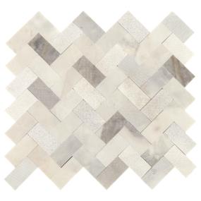 Mosaic Stormy Mist Mix Beige/Tan Tile