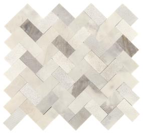 Mosaic Stormy Mist Mix Beige/Tan Tile