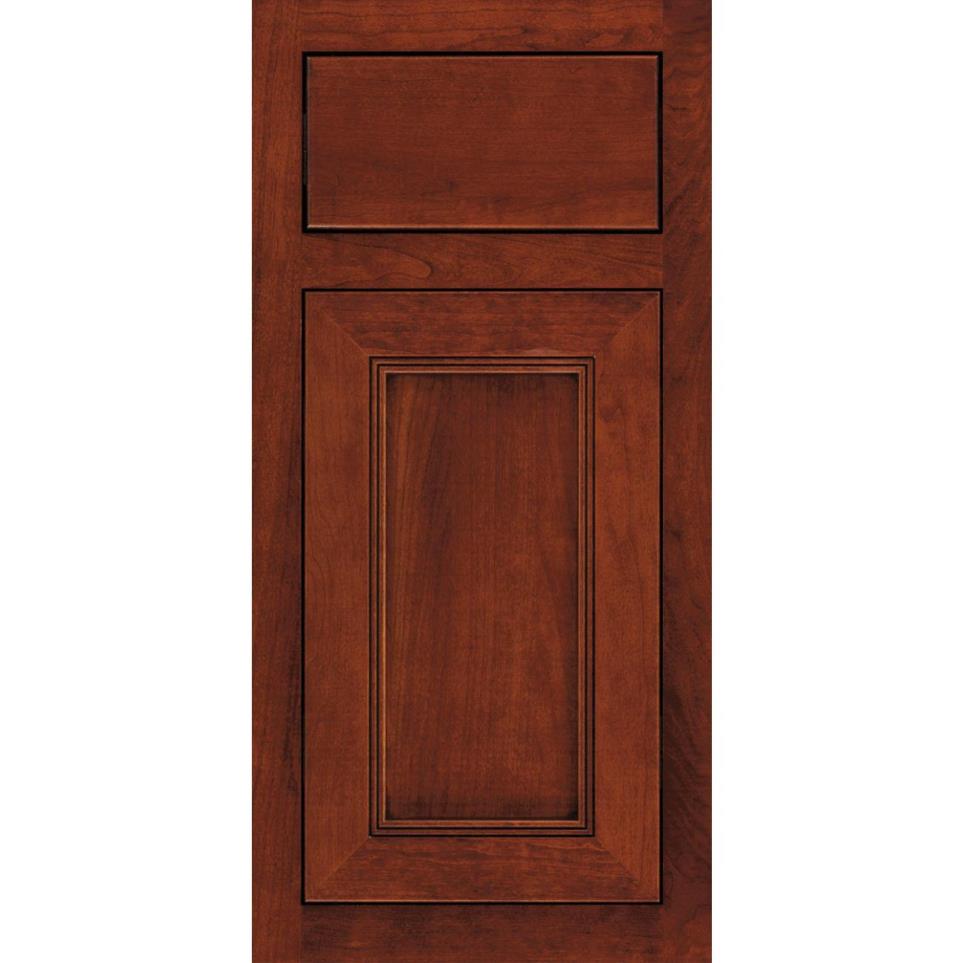 Square Sable Medium Finish Square Cabinets