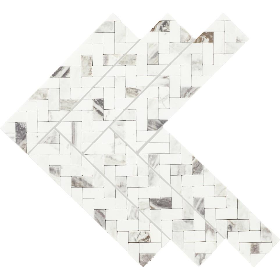 Mosaic Volakas Polished White Tile