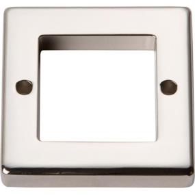 Square Base Polished Nickel Nickel Bases