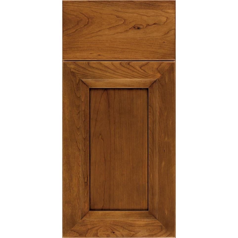 Square Nutmeg Onyx Medium Finish Square Cabinets