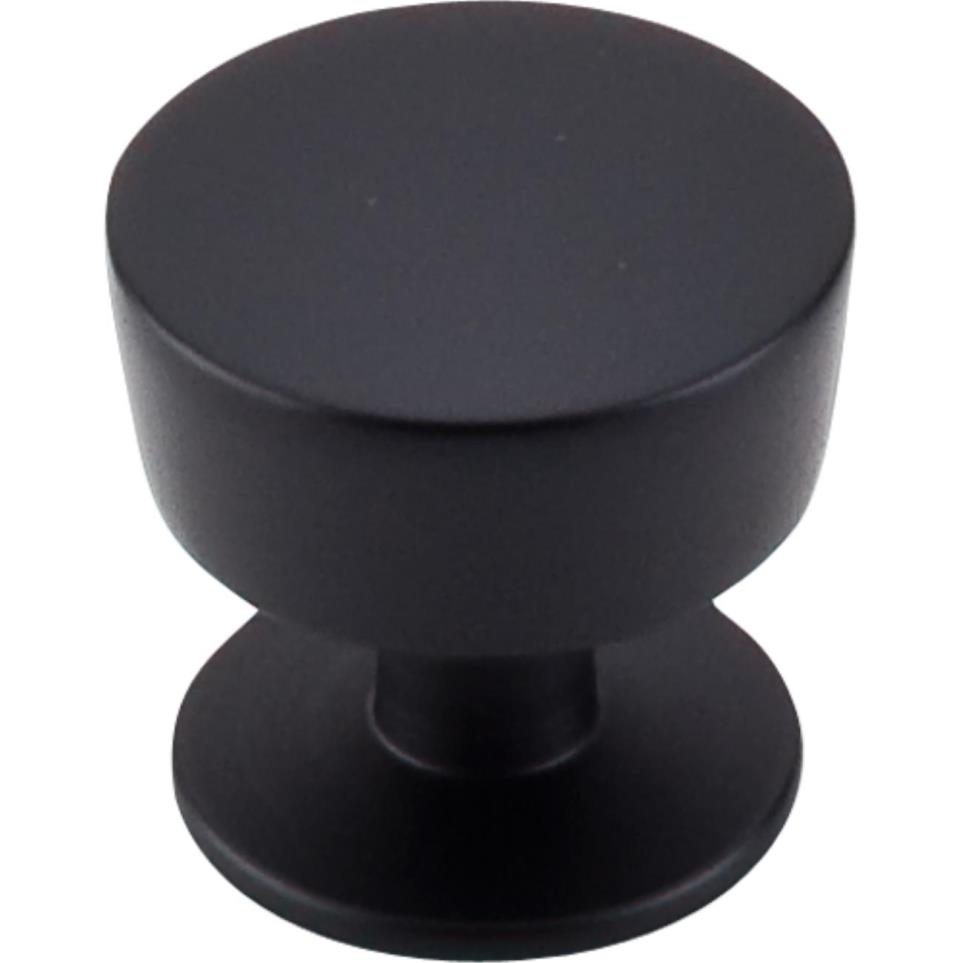 Knob Flat Black Black Knobs