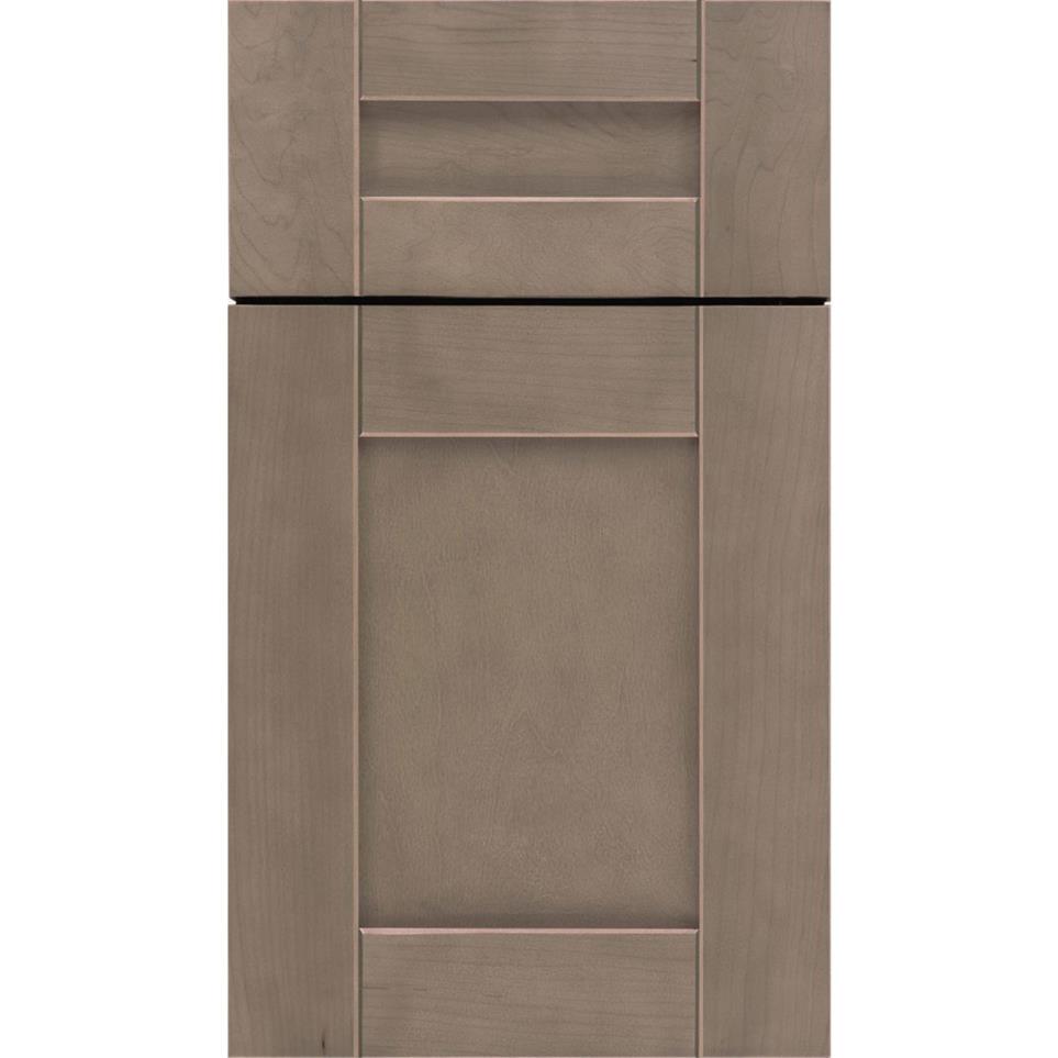 Square Winter Medium Finish Square Cabinets