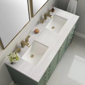Base with Sink Top Smokey Celadon Green Vanities