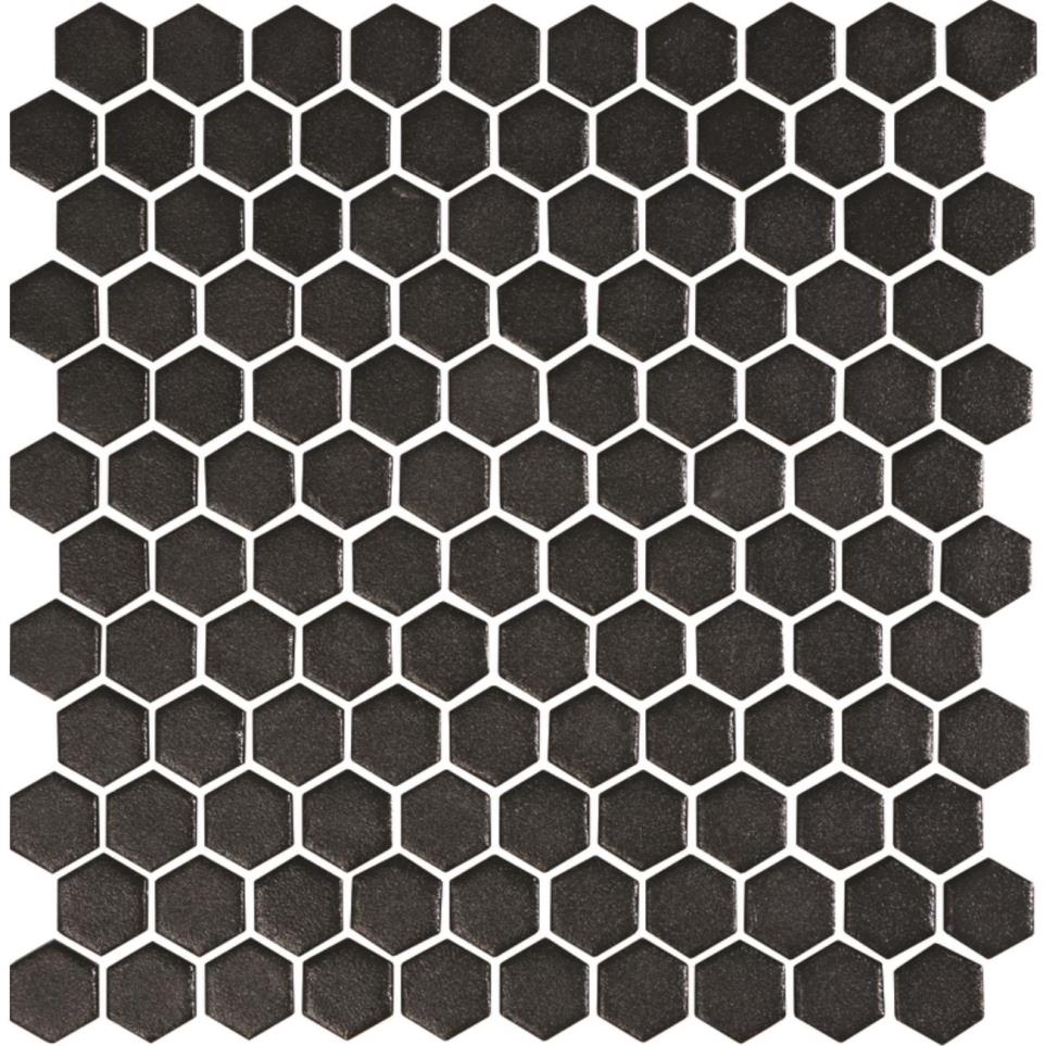 Mosaic Matte Ebony Matte Black Tile
