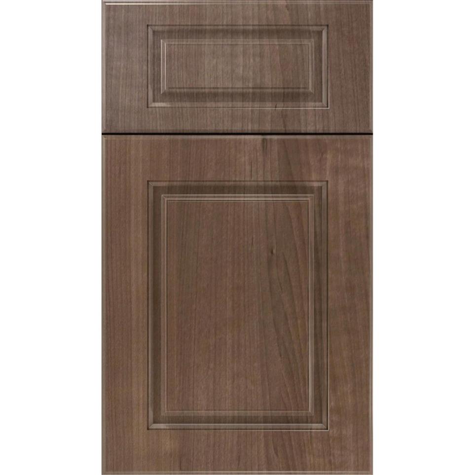 5 Piece Warm Walnut Medium Finish 5 Piece Cabinets