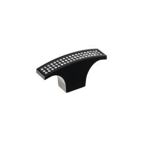 Knob Matte Black/Crystal Black Knobs