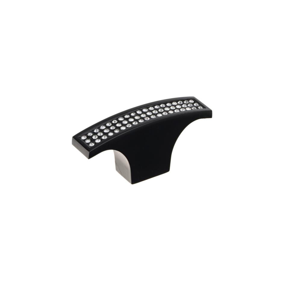 Knob Matte Black/Crystal Black Knobs