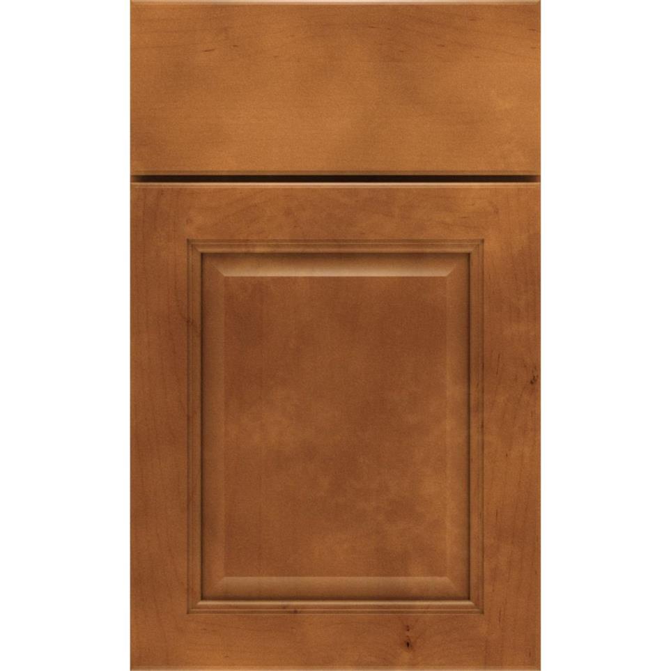 Square Cattail Medium Finish Square Cabinets