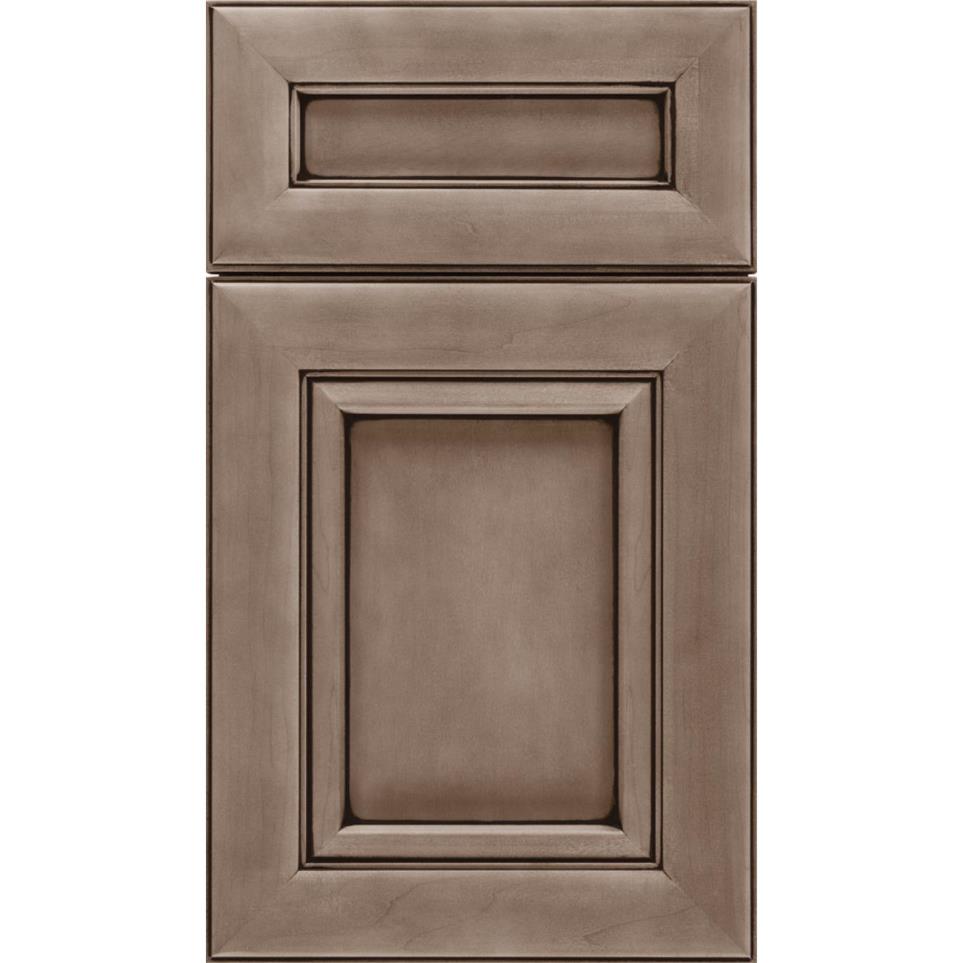Square Winter Black Glaze Glaze - Stain Square Cabinets
