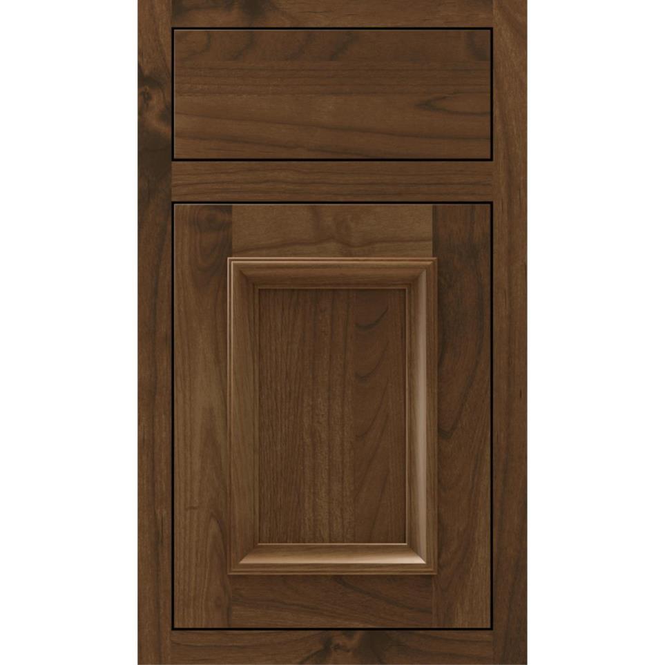 Square Mink Dark Finish Square Cabinets