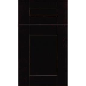 Square Espresso Black Glaze Glaze - Stain Square Cabinets