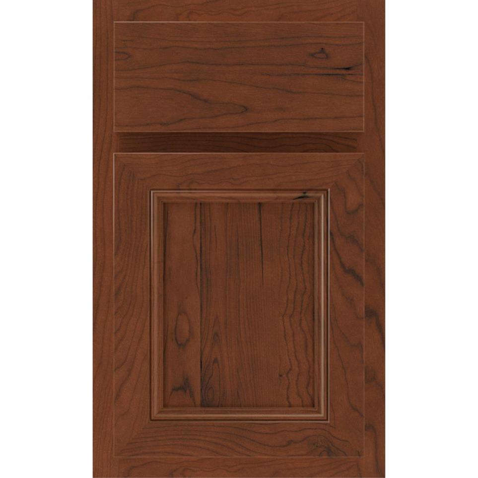 Square Tundra Dark Finish Square Cabinets