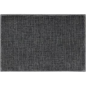Woven Charcoal Gray Carpet