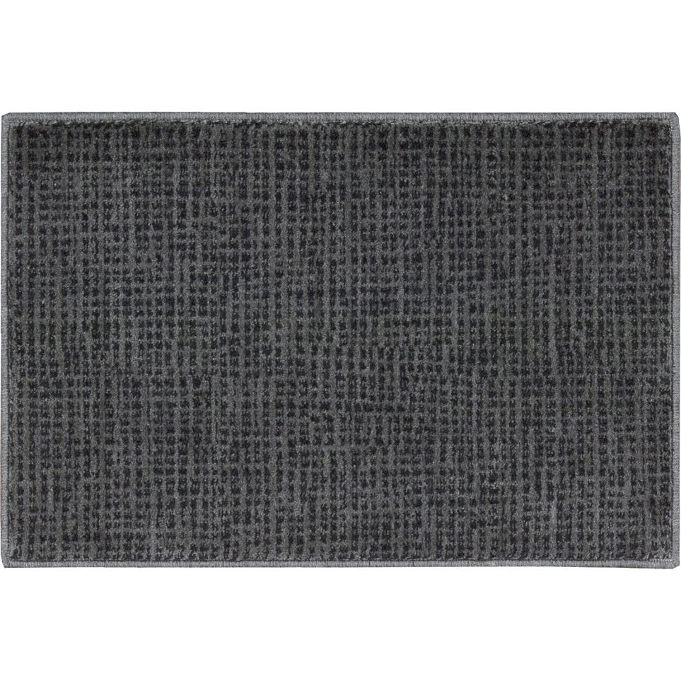 Woven Charcoal Gray Carpet