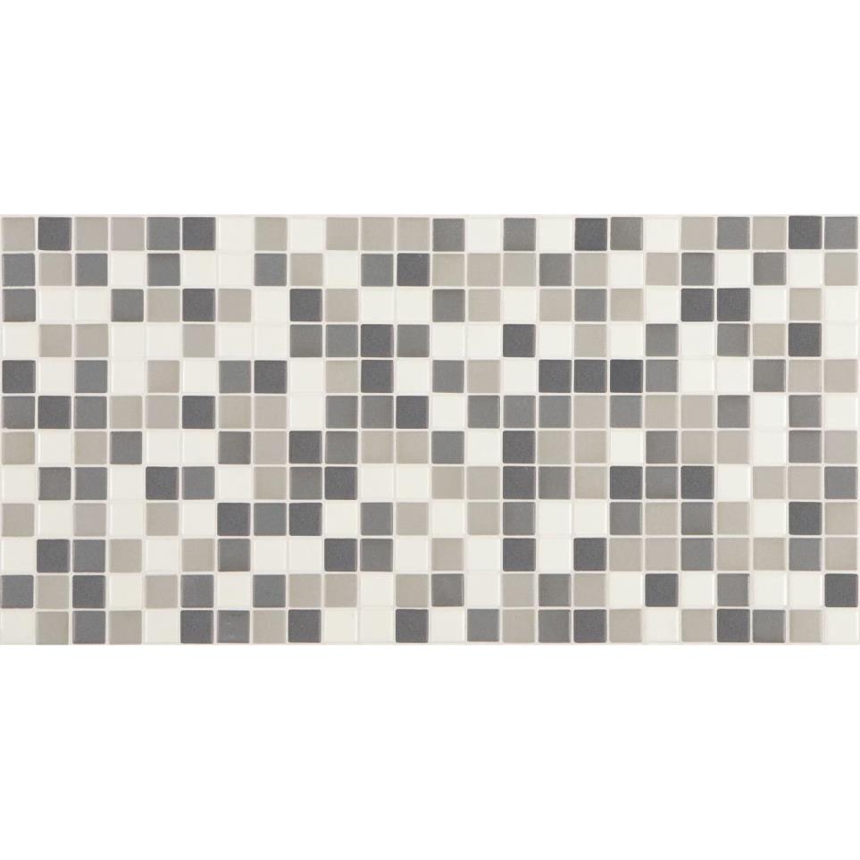 Mosaic Snow Leopard Matte Beige/Tan Tile