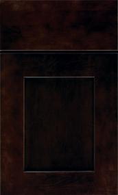 Square Chocolate Dark Finish Square Cabinets