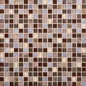 Mosaic Wonder Mixed Brown Tile