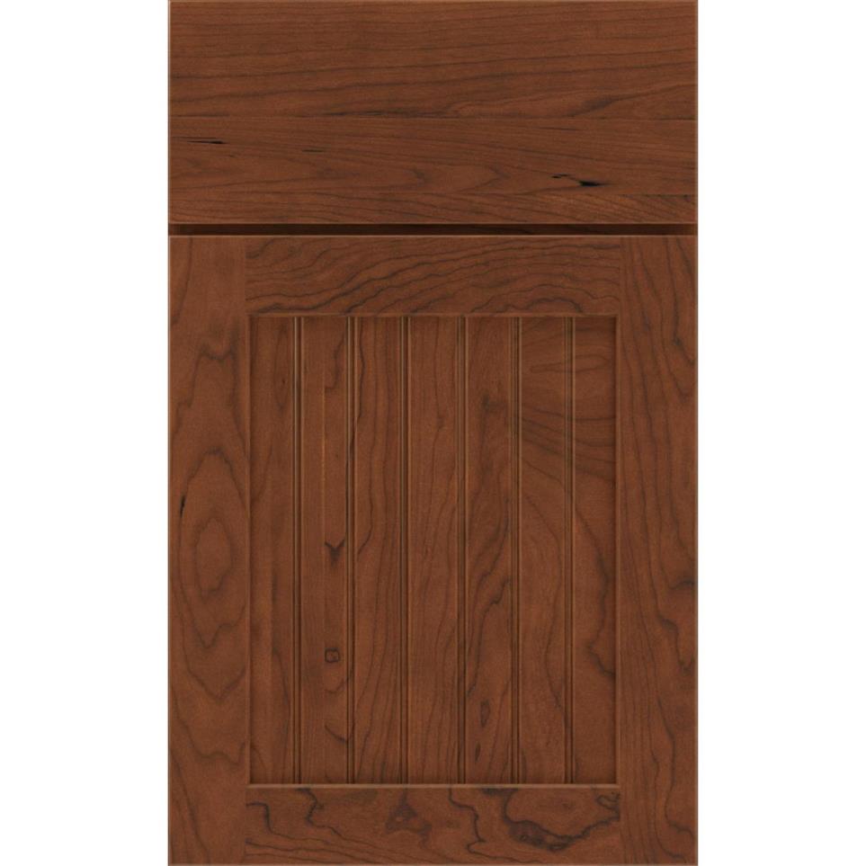 Square Tundra Dark Finish Square Cabinets