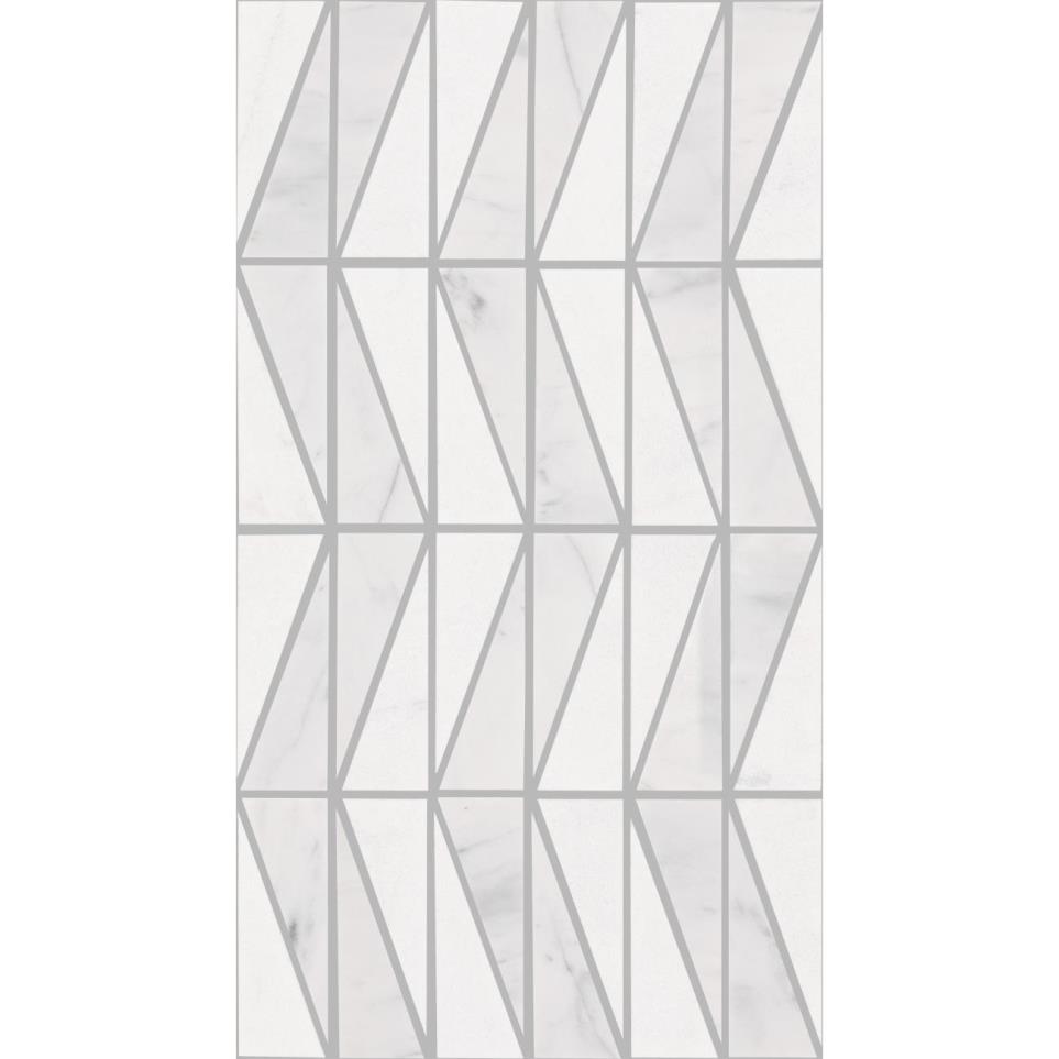 Mosaic Saran White Mix Gray Tile
