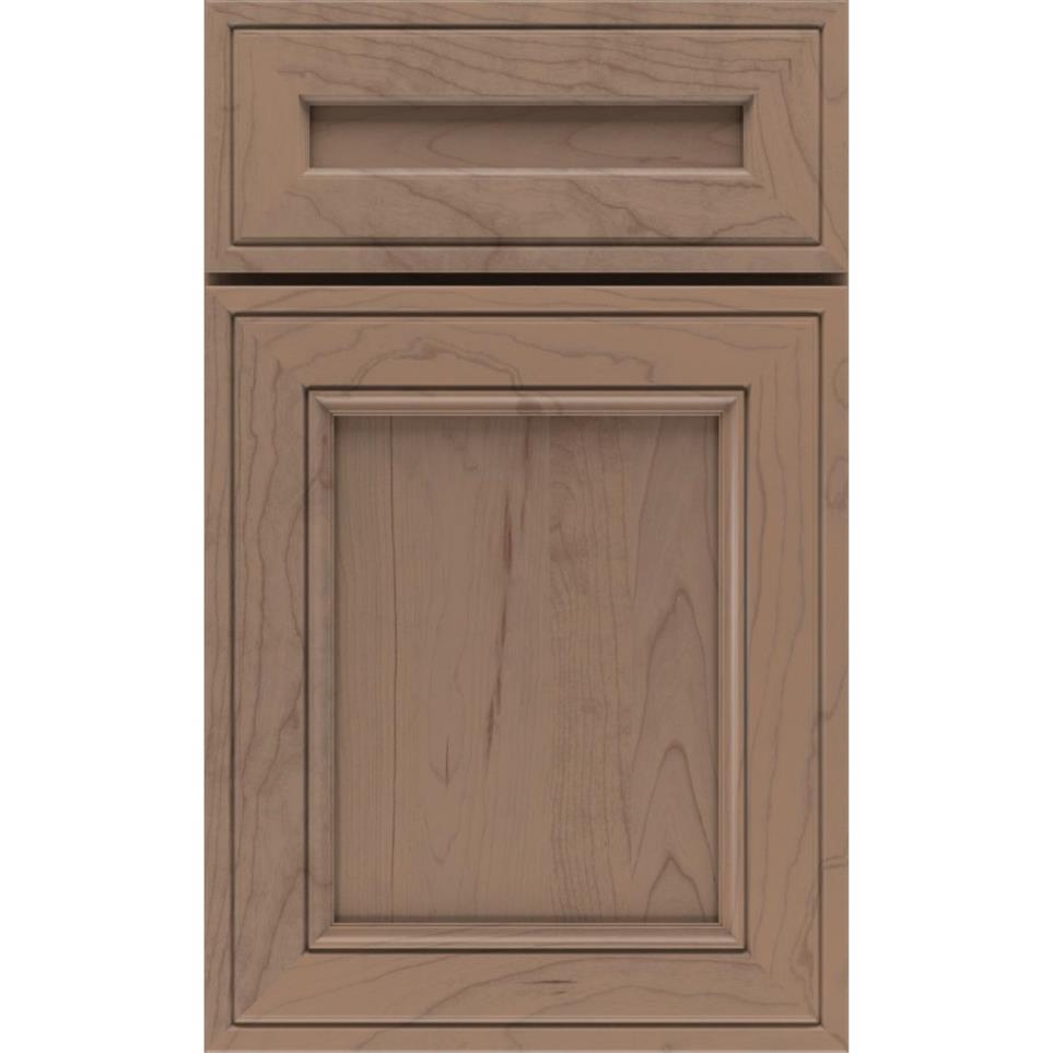 Square Buckskin Medium Finish Square Cabinets