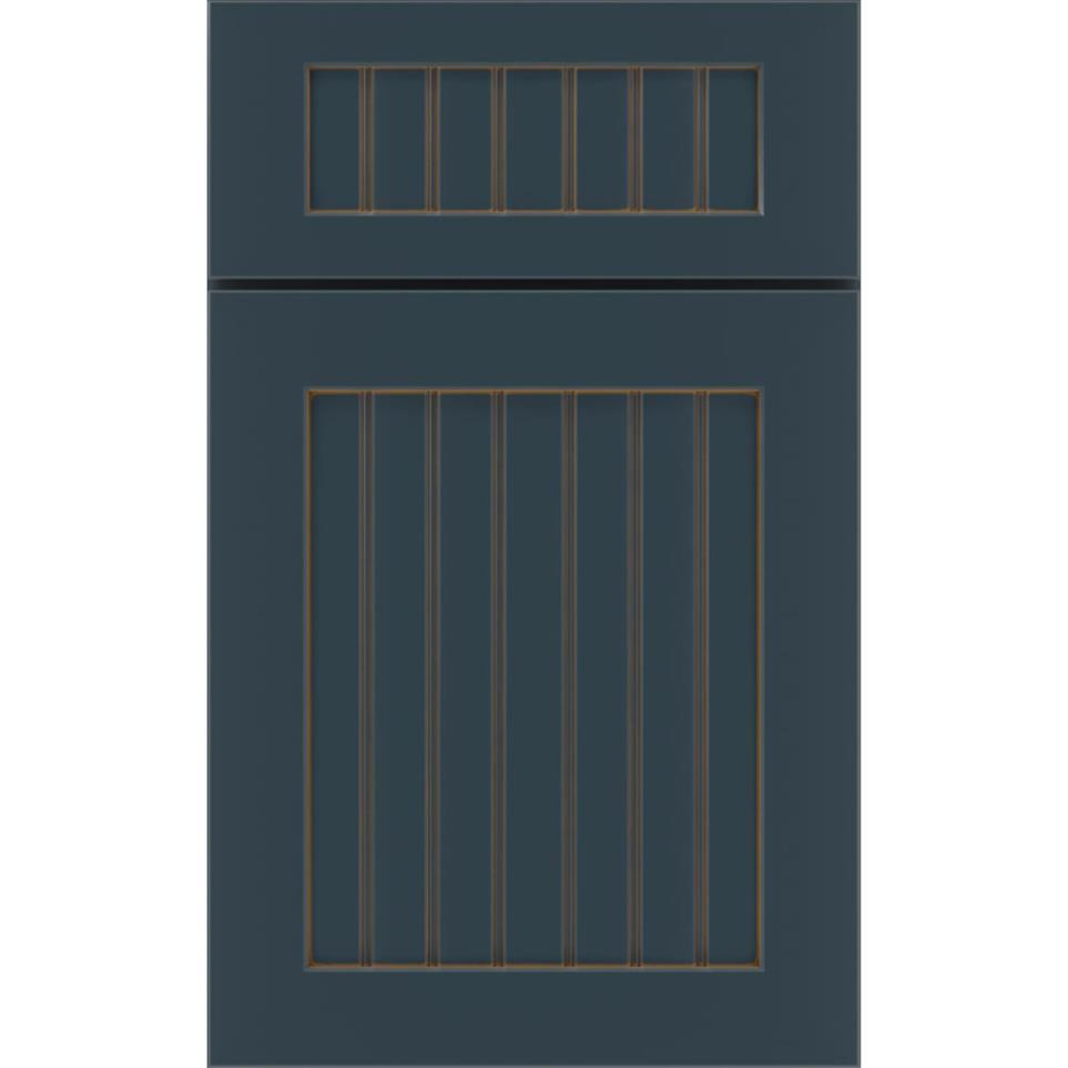 5 Piece Maritime Toasted Almond Glaze - Paint 5 Piece Cabinets