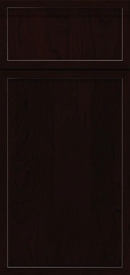 Inset Labrador Dark Finish Inset Cabinets