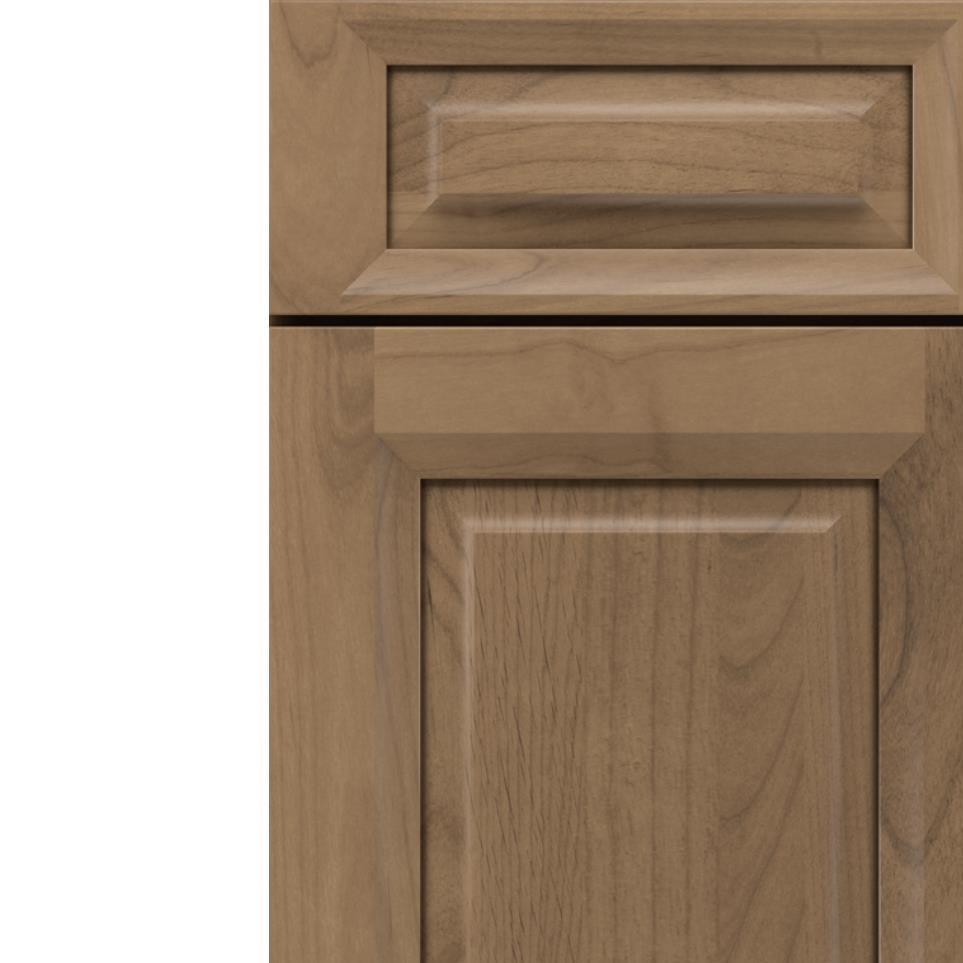 Square Gunny Medium Finish Square Cabinets