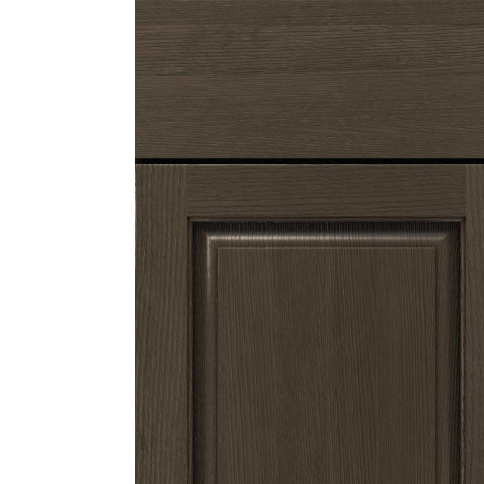 Square Boulder Dark Finish Square Cabinets