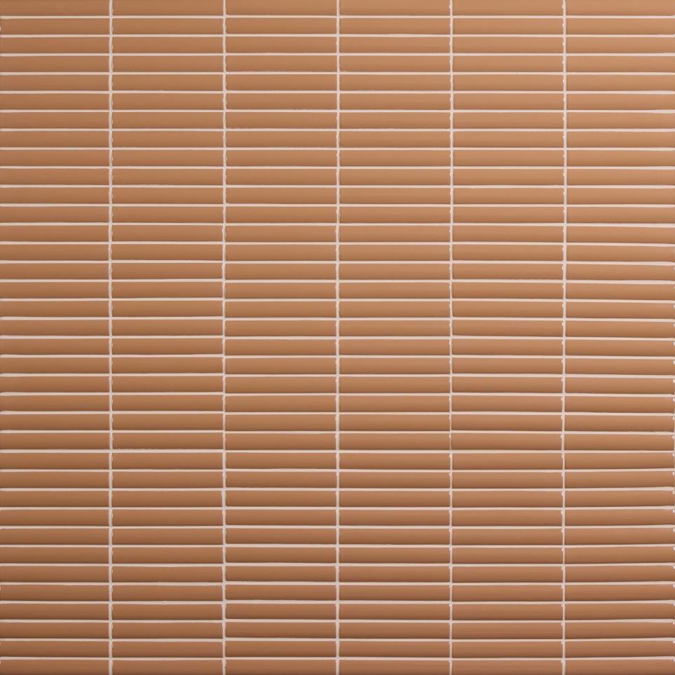 Mosaic Morganite Glossy Orange Tile